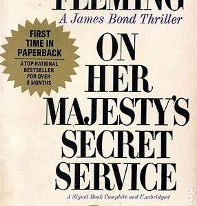 Cover of the James Bond novel 'On Her Majesty's Secret Service'.