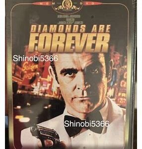 James Bond holding a gun in the Diamonds Are Forever movie poster.