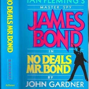 Cover of the book 'No Deals Mr. Bond' by John Gardner with bold colorful text.
