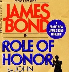 Book cover of James Bond thriller 'Role of Honor' by John Gardner.
