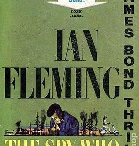 Cover of an Ian Fleming James Bond thriller book with a chess theme.