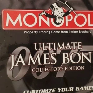 James Bond-themed Monopoly Ultimate Collector's Edition game box.