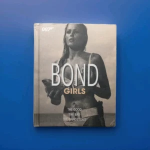 Book titled 'Bond Girls' with a black-and-white cover photo of a woman.